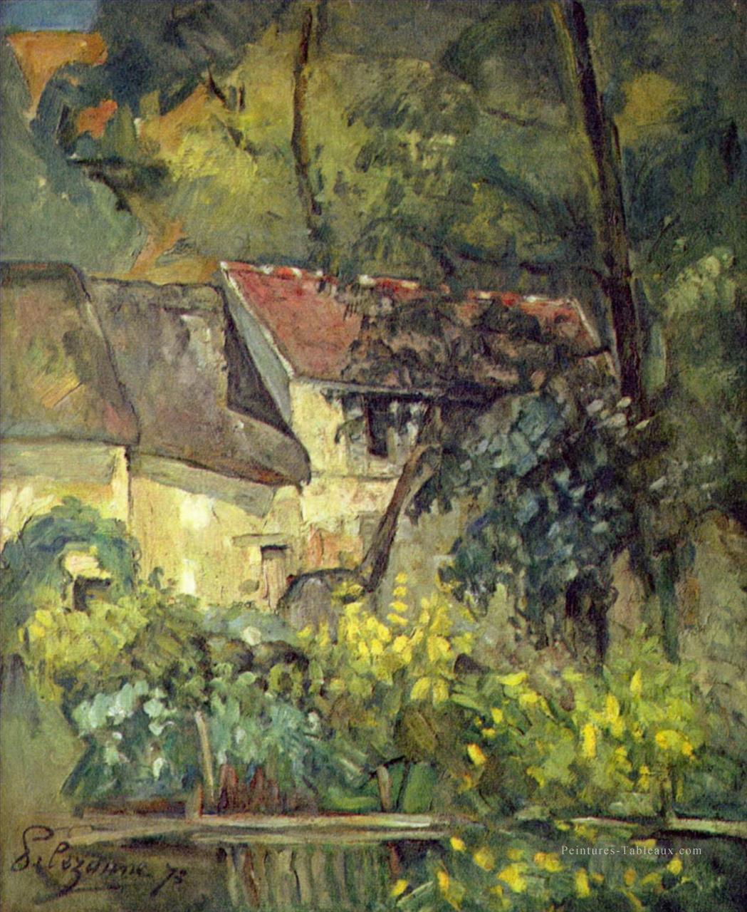 La Maison du Père Lacroix à Auvers Paul Cézanne Peintures à l'huile